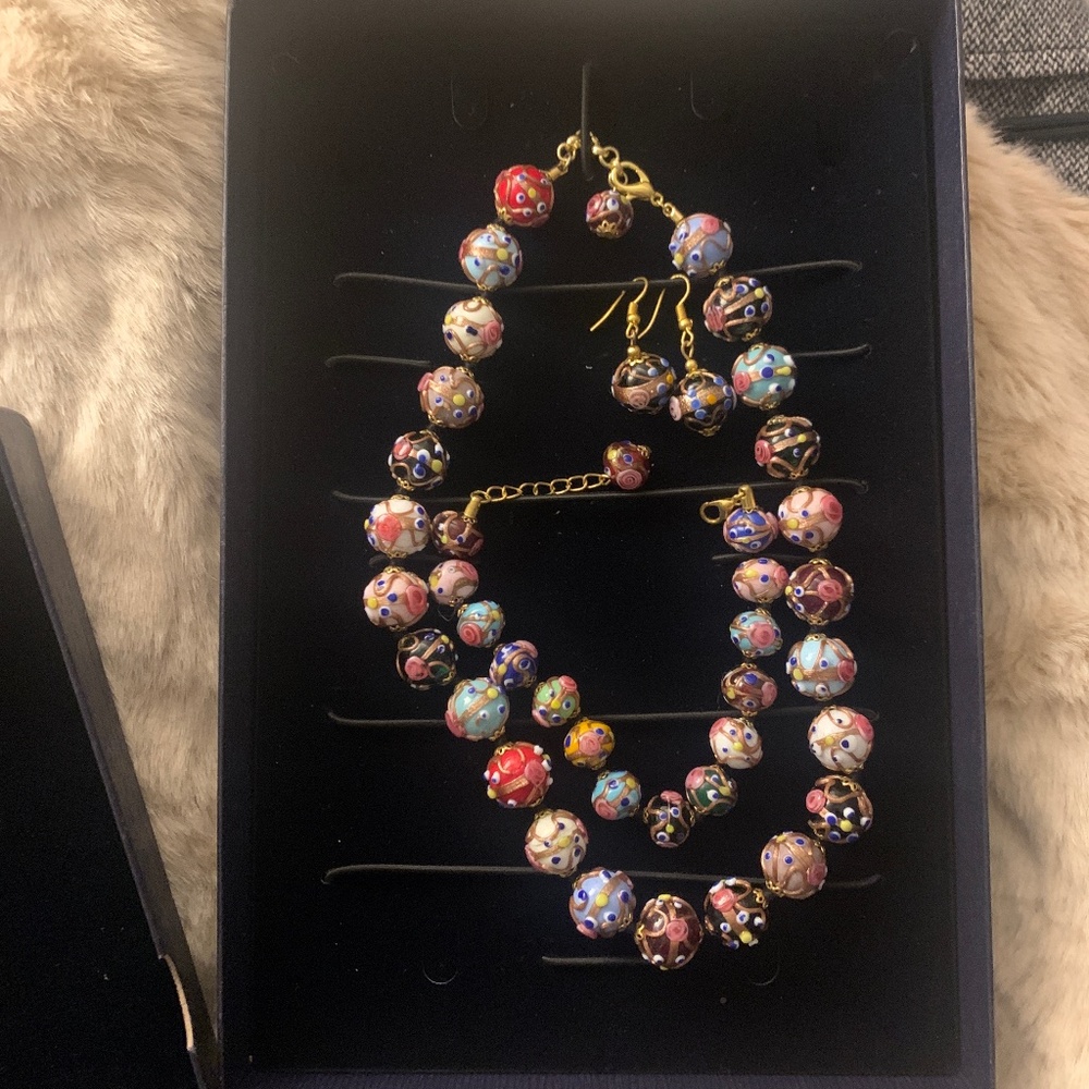 Stauer Murano glass set